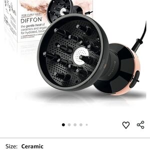 Black and Pink Hair Diffuser